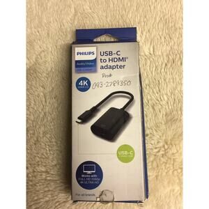 Philips USB-C to HDMI Adapter - Black